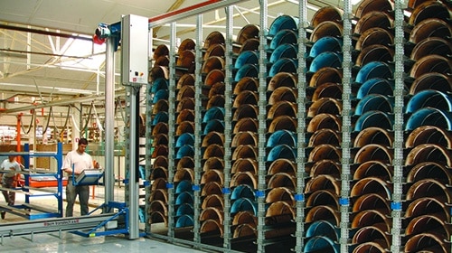 rotary die storage system rotary die storage system, automated die storage, industrial die storage